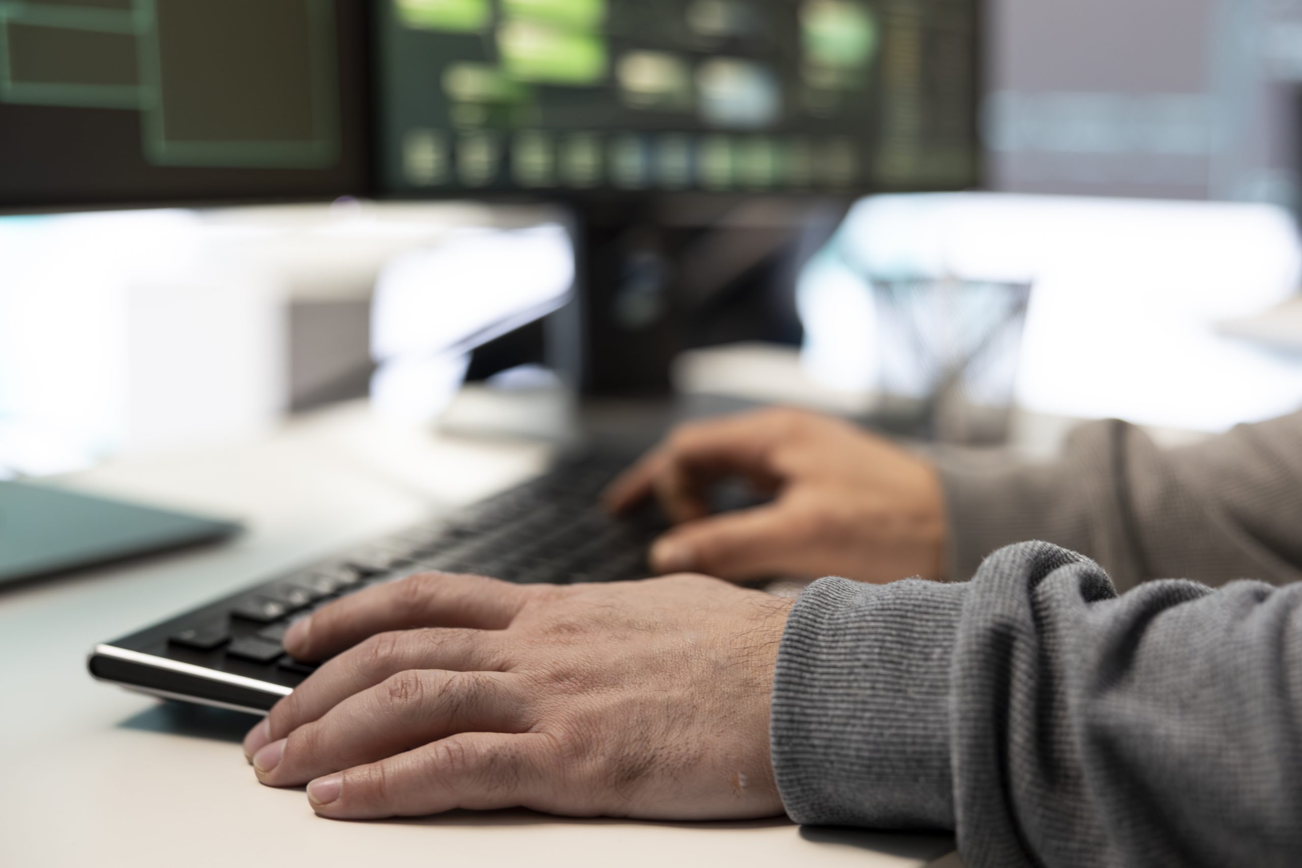 Governmental hackers team securing computer systems from cyber threats